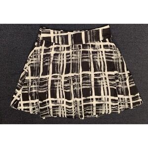 Mini Skirt Women's Size Small Black White Clueless Y2K 90s